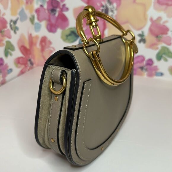 💯Authentic Chloe Nile Grey Small Crossbody Bag🍀 - Picture 5 of 17